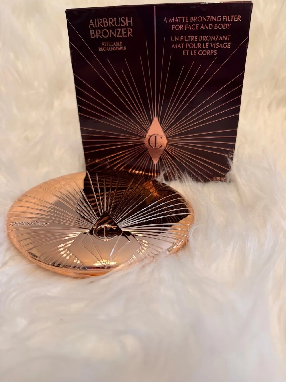 Charlotte Tilbury Airbrush Bronzer - Matte Bronzing Powder in Bronze